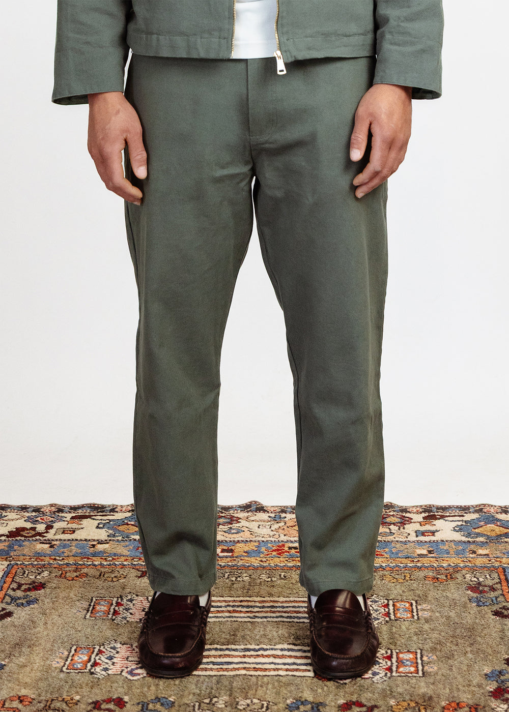 Olive Green Worker Pants