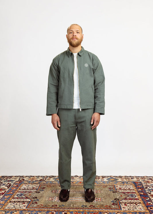 Worker Jacket Olive Green - Studio Güler