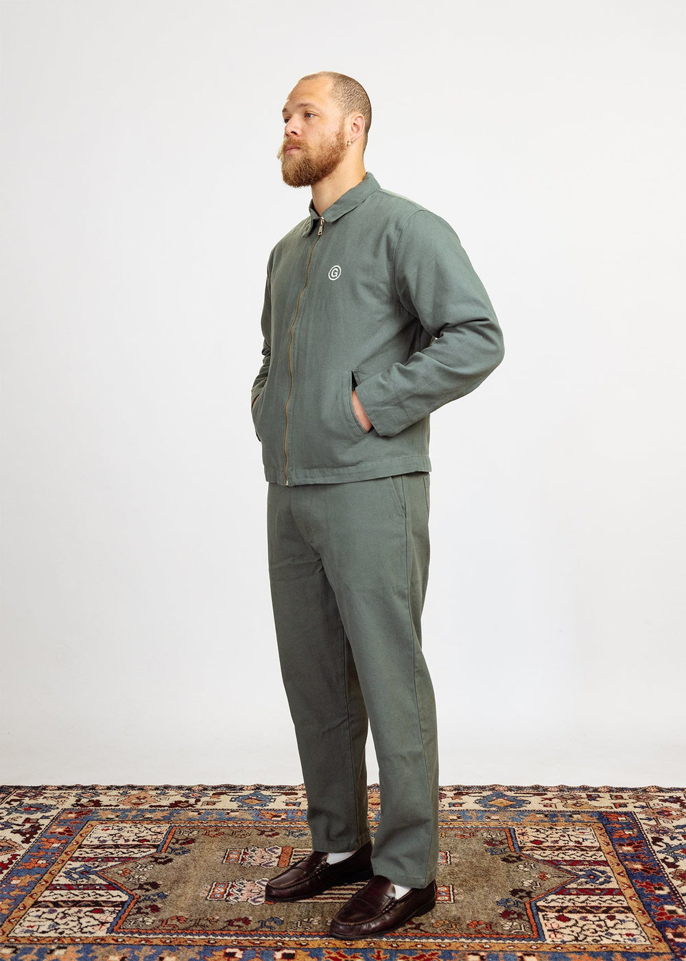 Worker Jacket Olive Green - Studio Güler