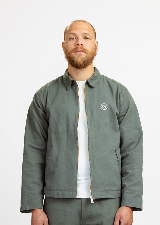 Worker Jacket Olive Green - Studio Güler