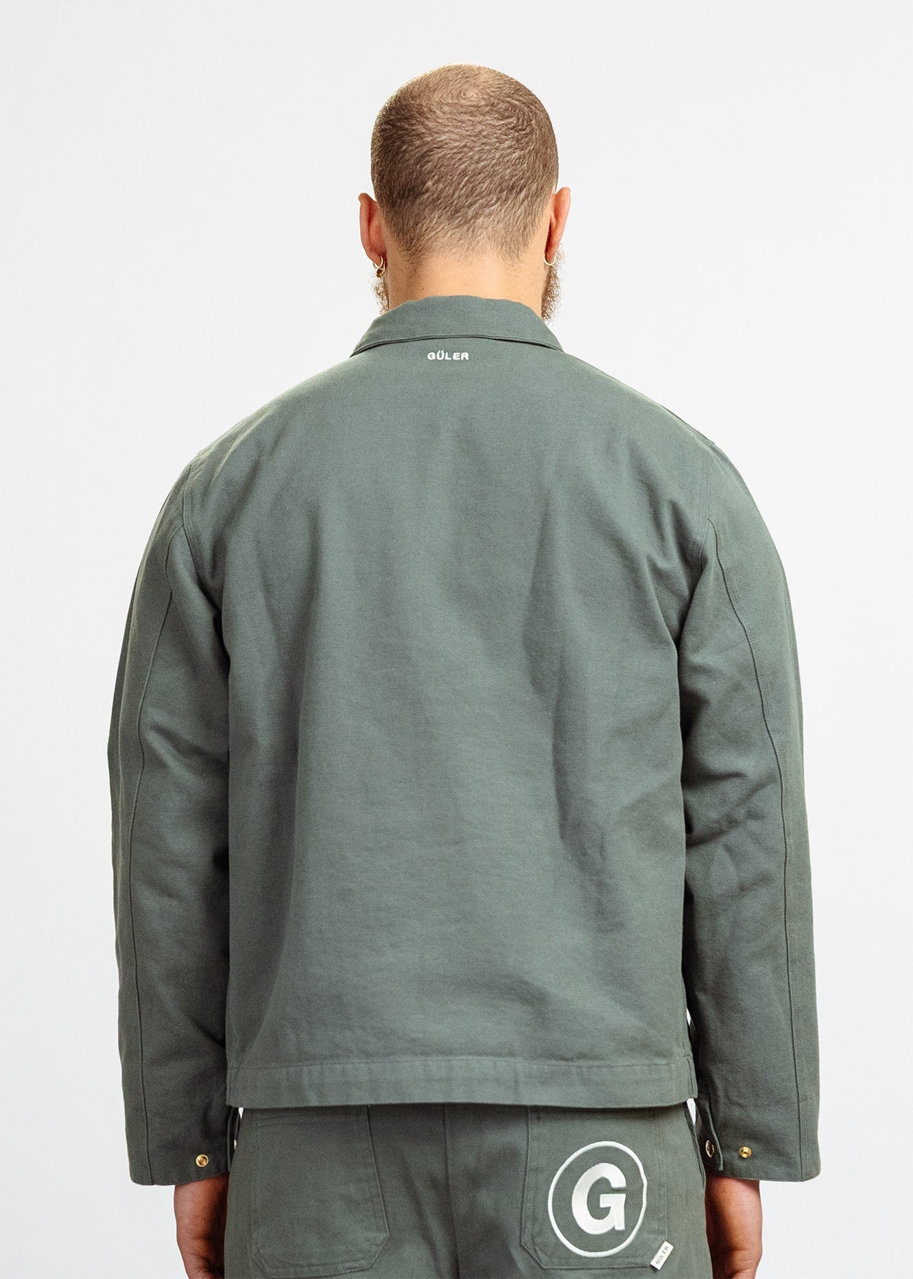 Worker Jacket Olive Green - Studio Güler