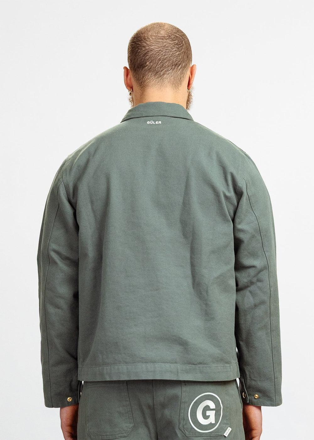 Worker Jacket Olive Green - Studio Güler