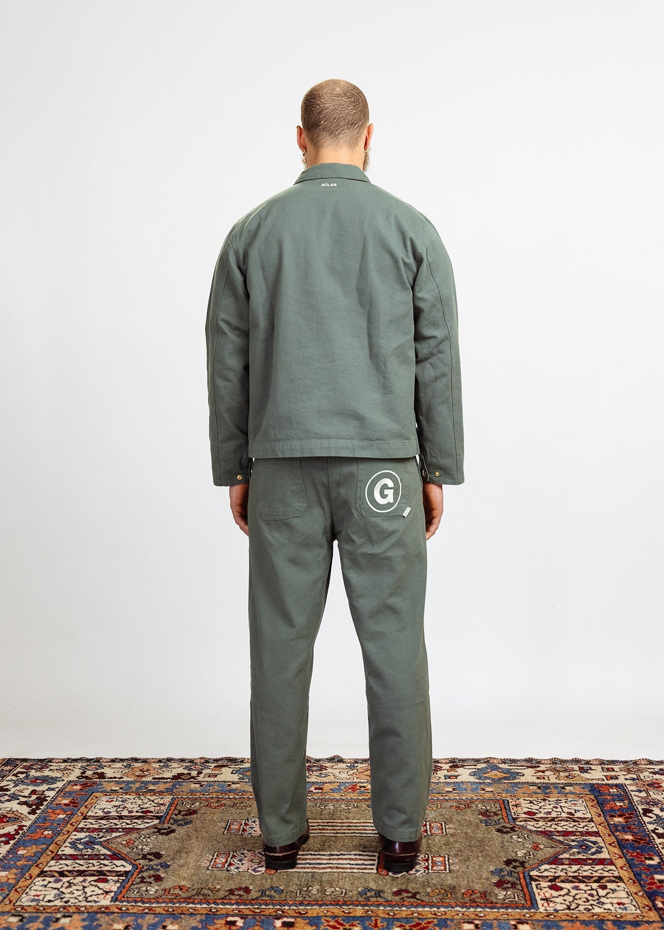 Worker Pants Olive Green - Studio Güler