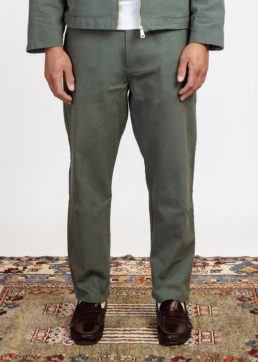 Worker Pants Olive Green - Studio Güler