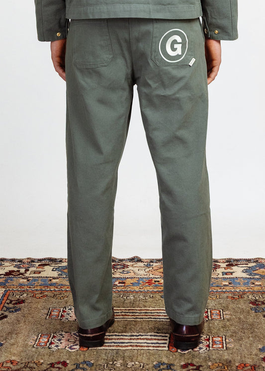 Worker Pants Olive Green - Studio Güler