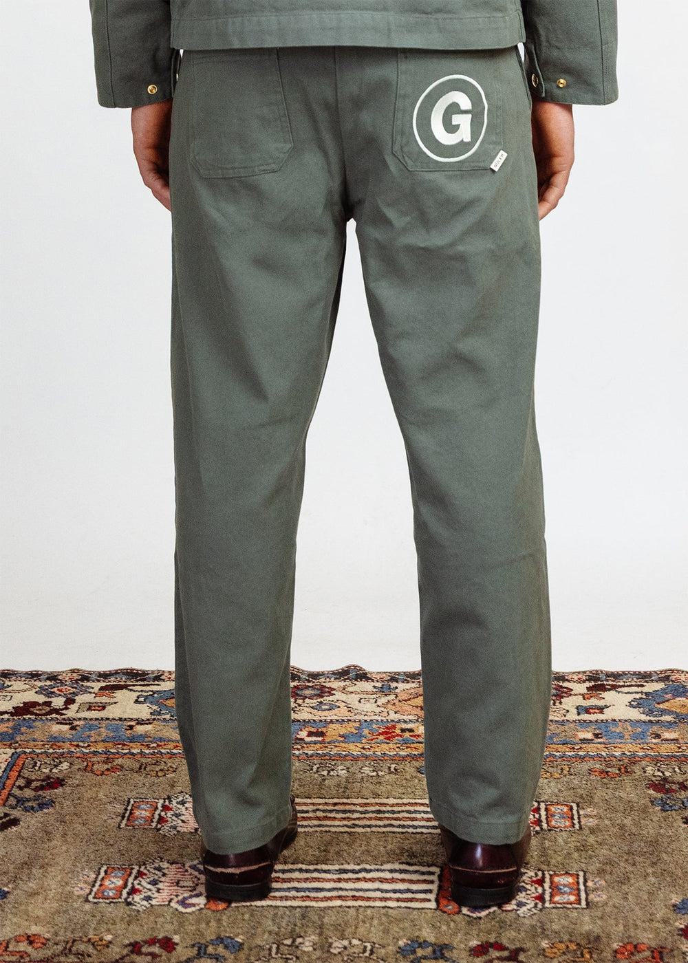 Worker Pants Olive Green - Studio Güler